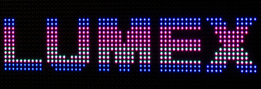 Lumex RGB LED Dot Matrix Display - Programmable