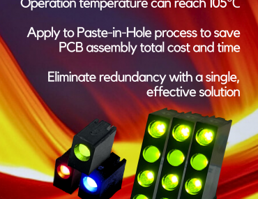 Lumex Launches PIP (Pin-In-Paste) Series: Reflow-Capable Through-Hole LED Indicators