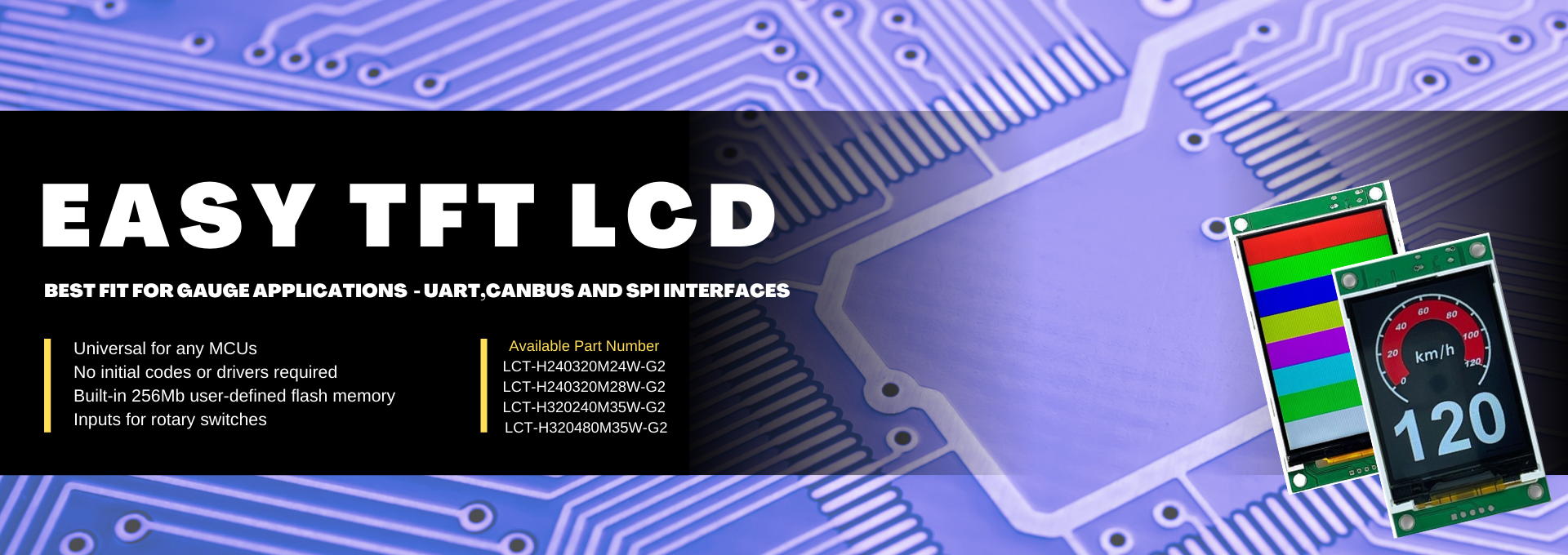 Easy TFT LCD
